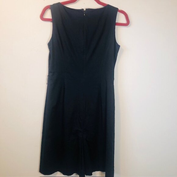 Ann Taylor Blue Business Dress Size 0, Seasonless Sheath, Knee Length, S… - Picture 4 of 6